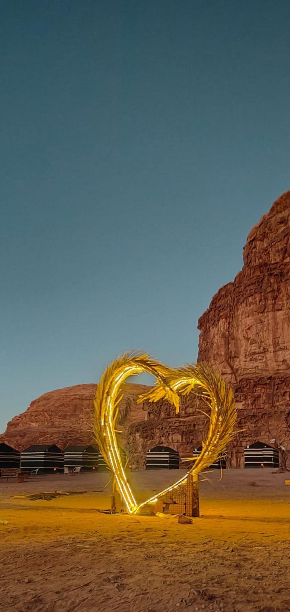 Wadi Rum Desert Heart Camp Buitenkant foto