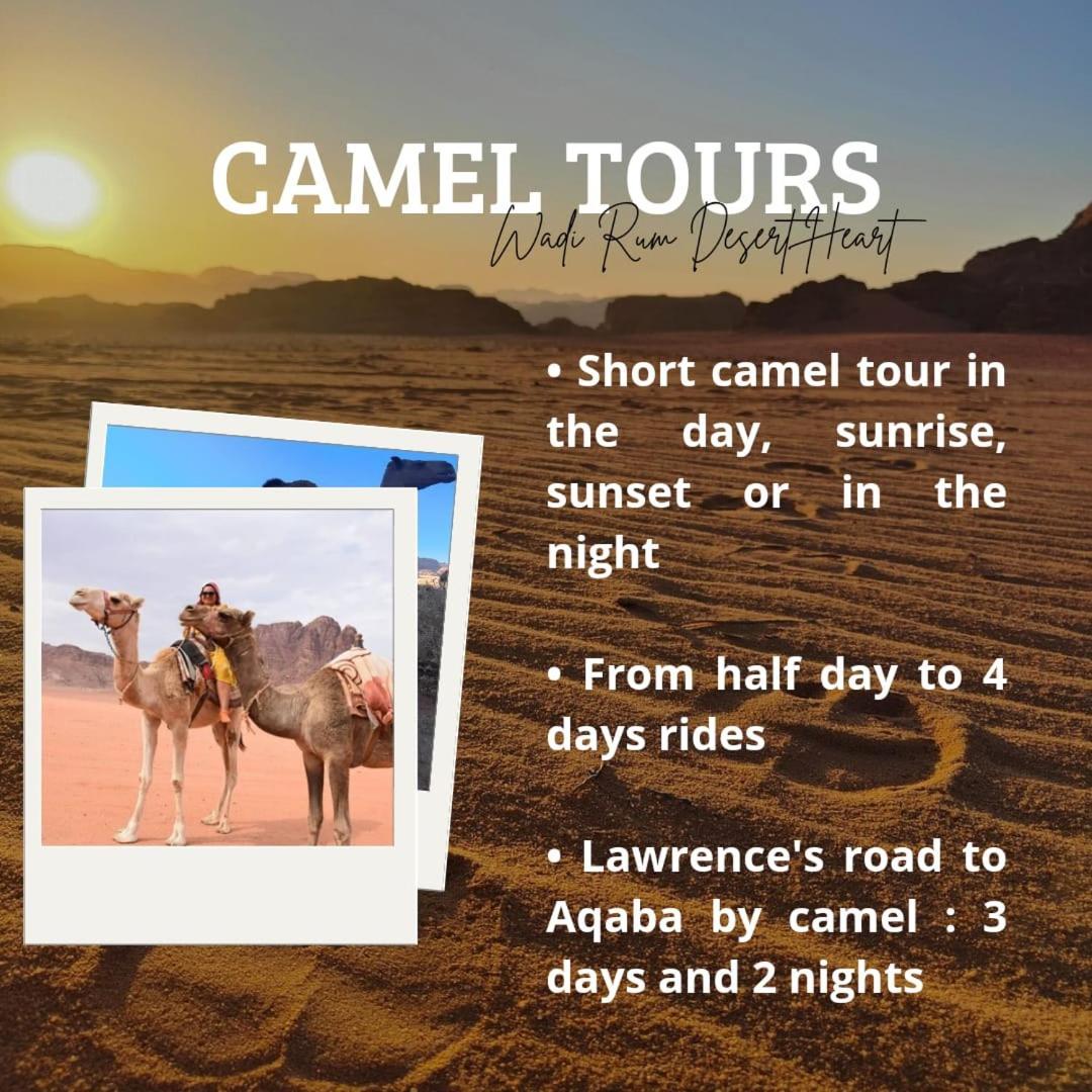 Wadi Rum Desert Heart Camp Buitenkant foto